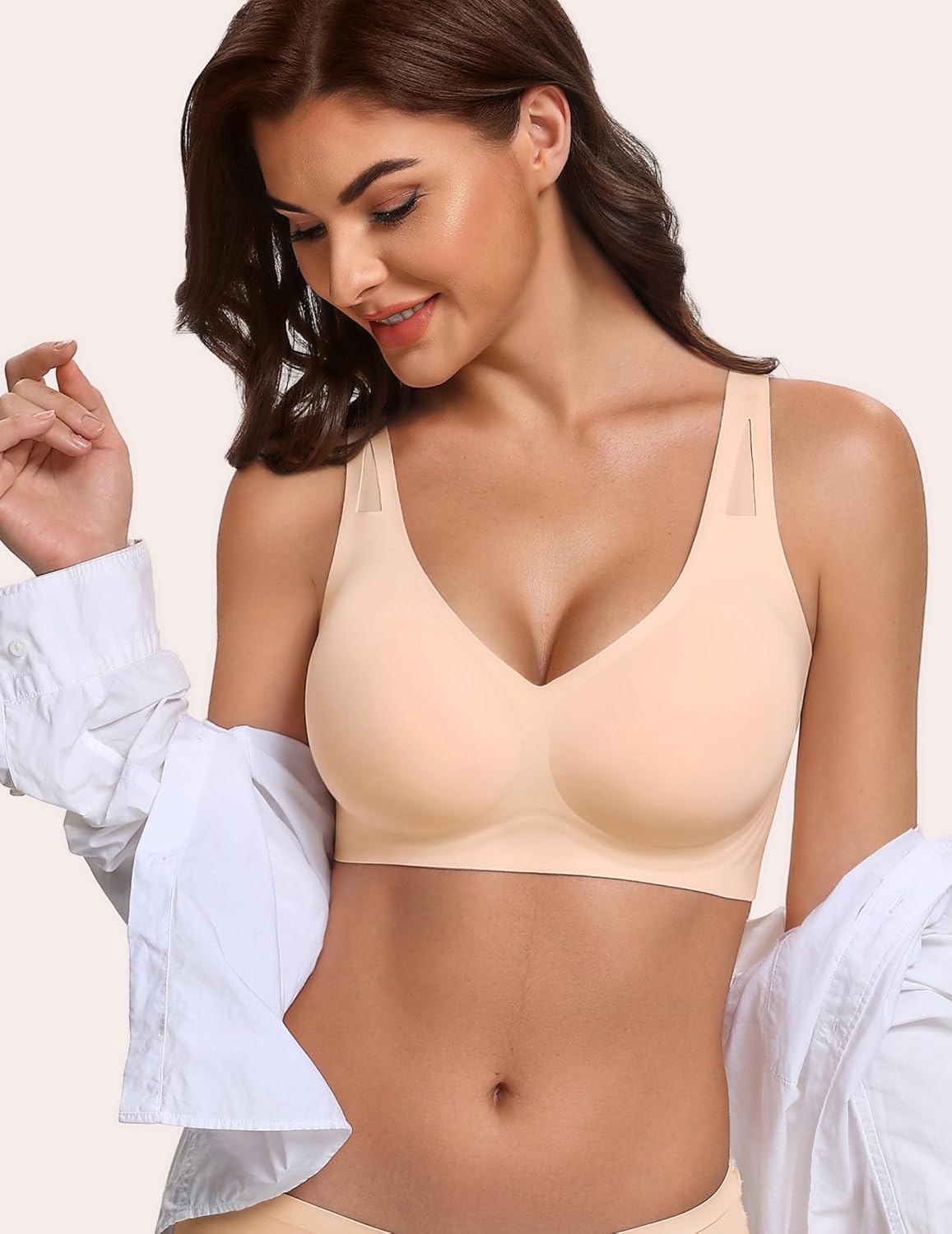 No Underwire Bras Full Coverage Wireless Bra