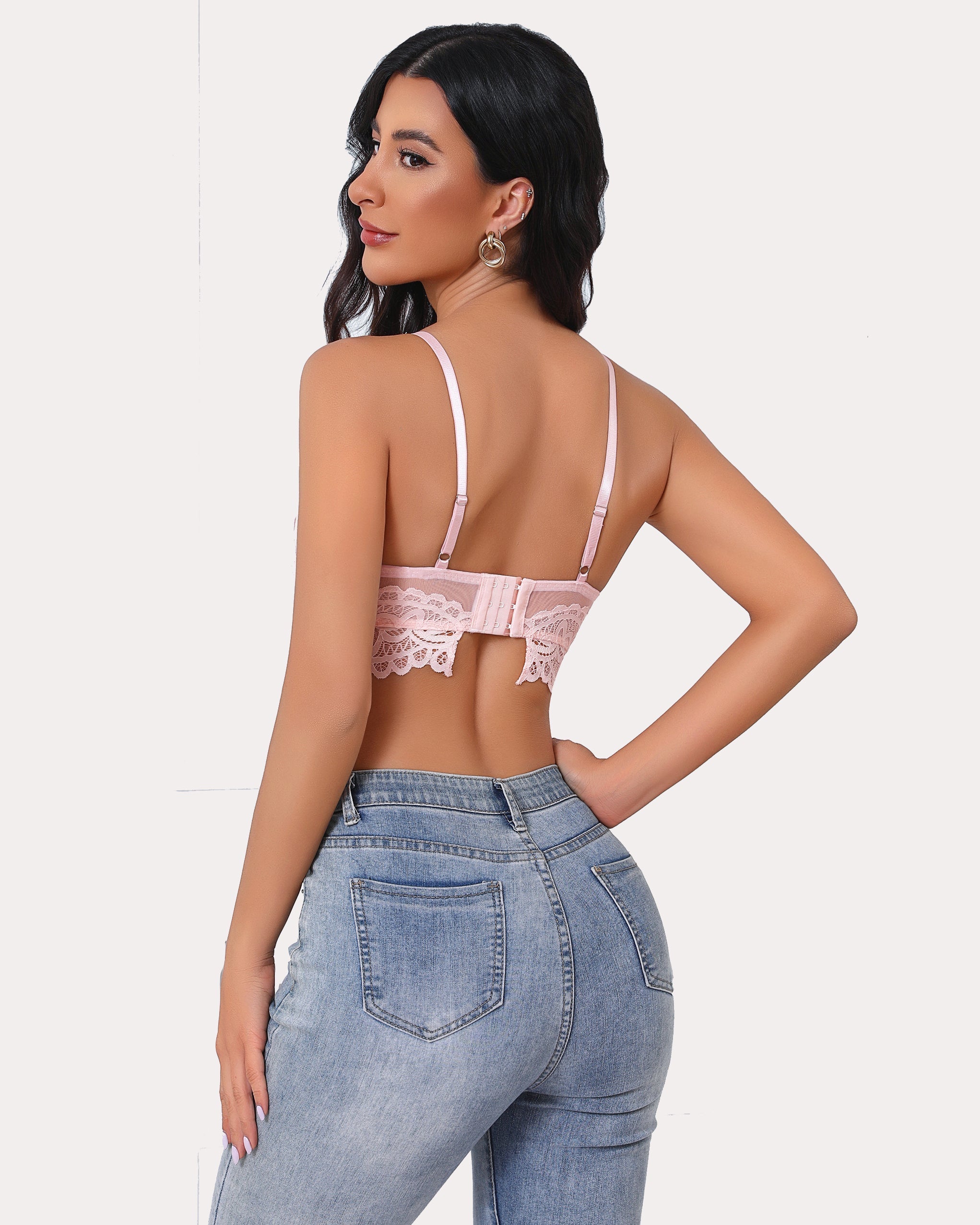 Underwire Bra Lace Full Coverage Bralette