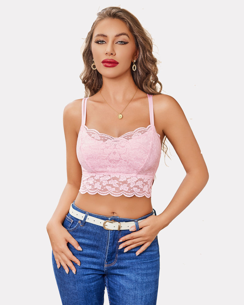 Y2K Adjustable Strap Tank Cami Crop Top