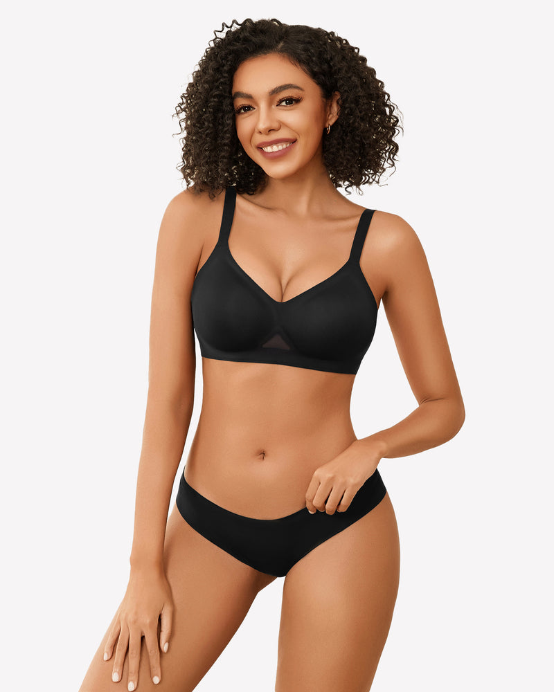 Seamless Wireless Bras with Soft Support
