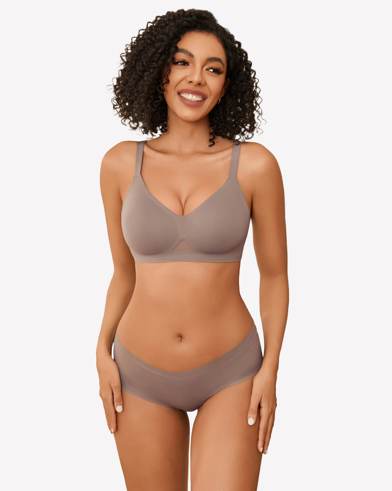 Seamless Wireless Bras with Soft Support