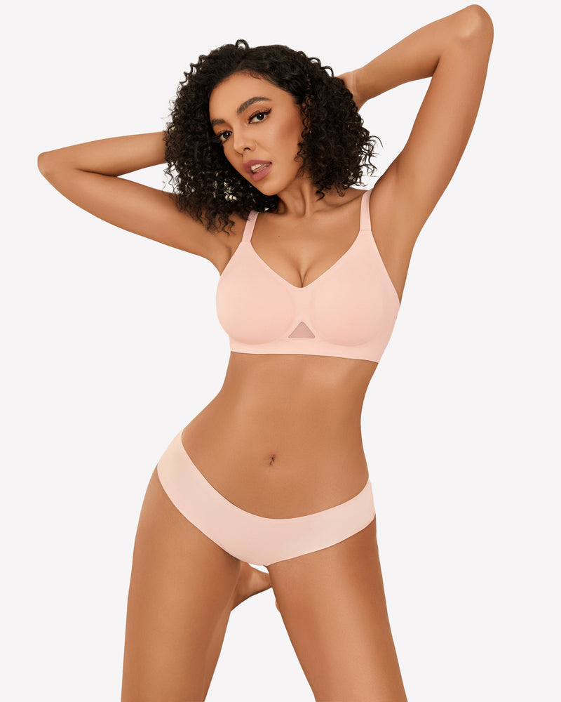 Seamless Wireless Bras with Soft Support