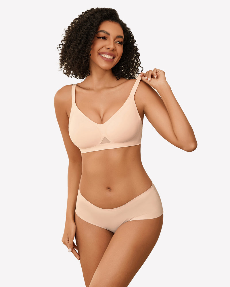 Seamless Wireless Bras with Soft Support