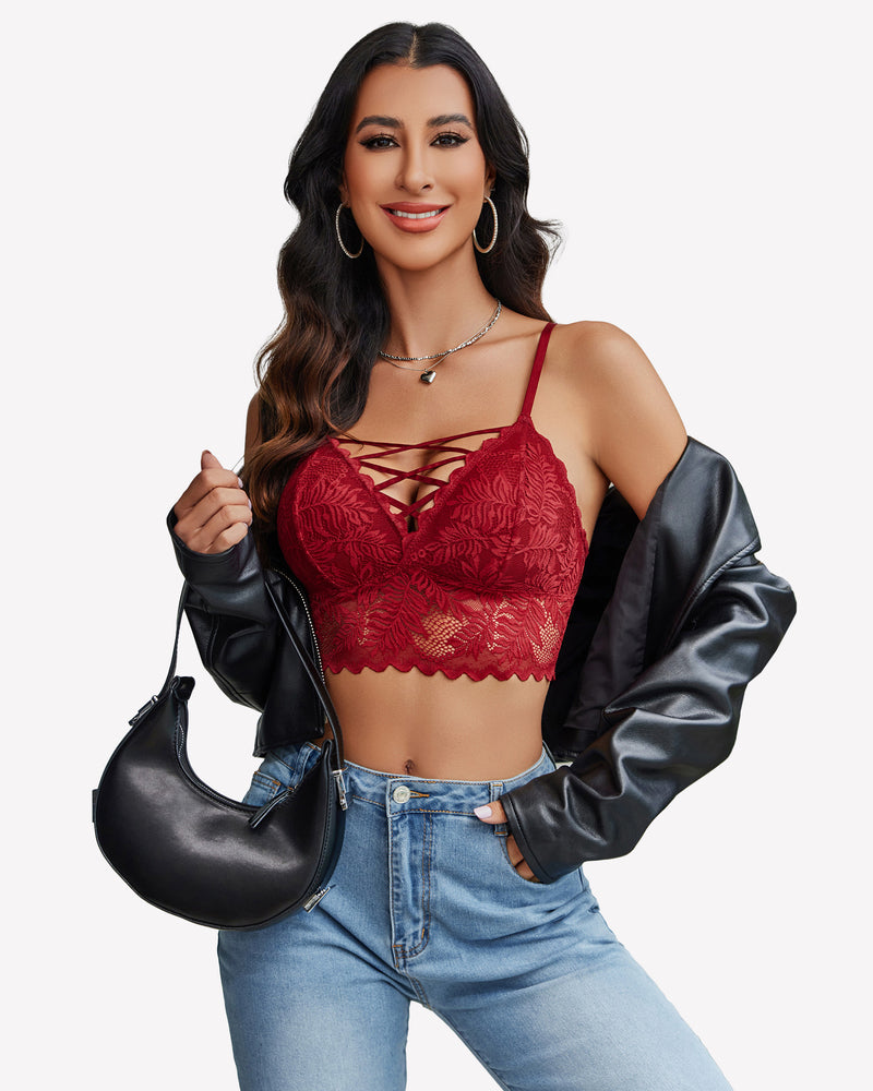 V Neck Lace Camisole Y2K Tank Top