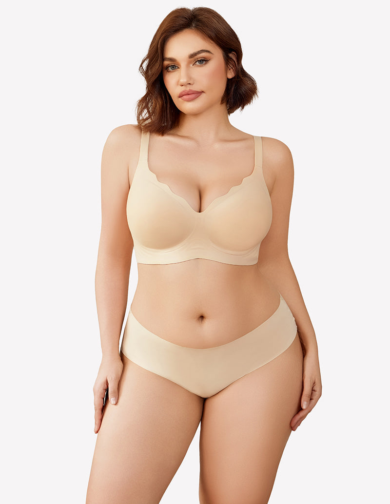 Seamless Bralettes Wireless Push Up Bra