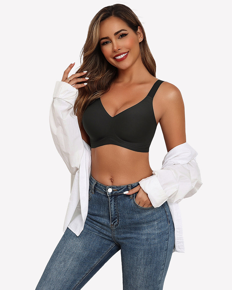 Seamless Push Up  Wireless Bra