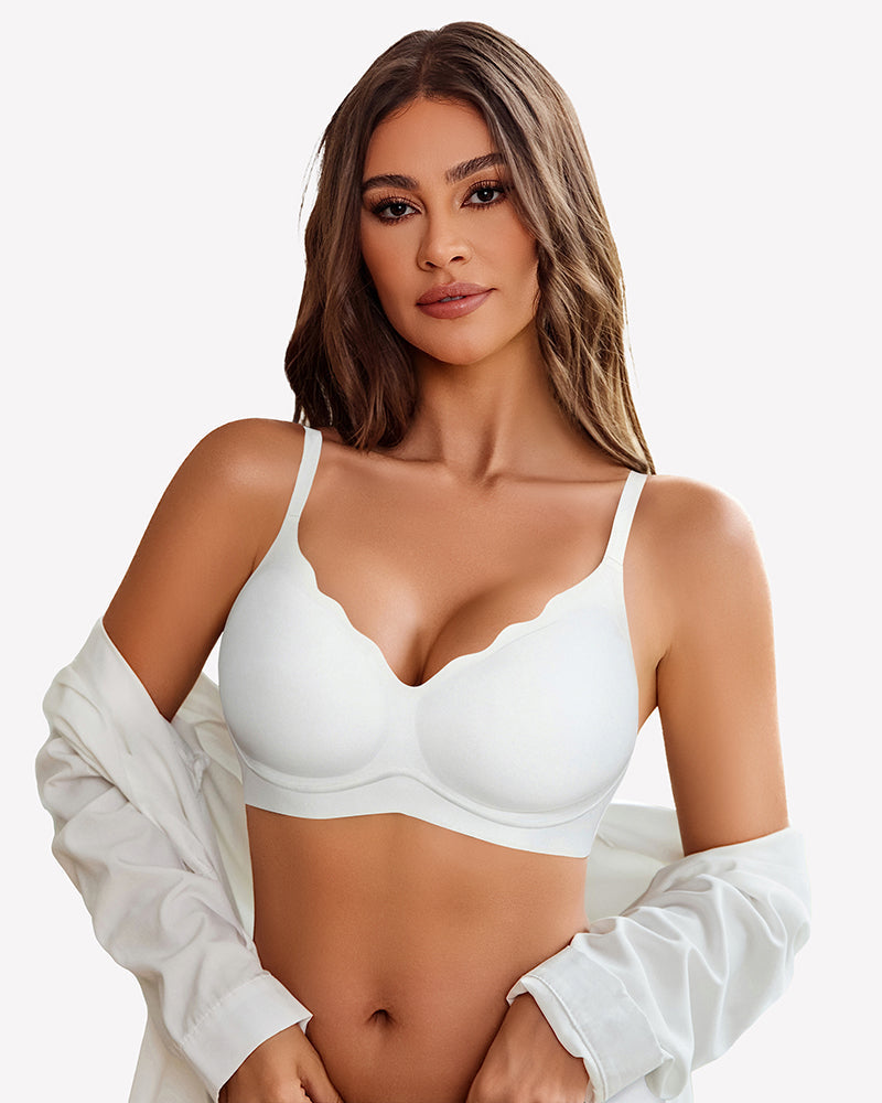 Seamless Push Up Wireless Full Bra