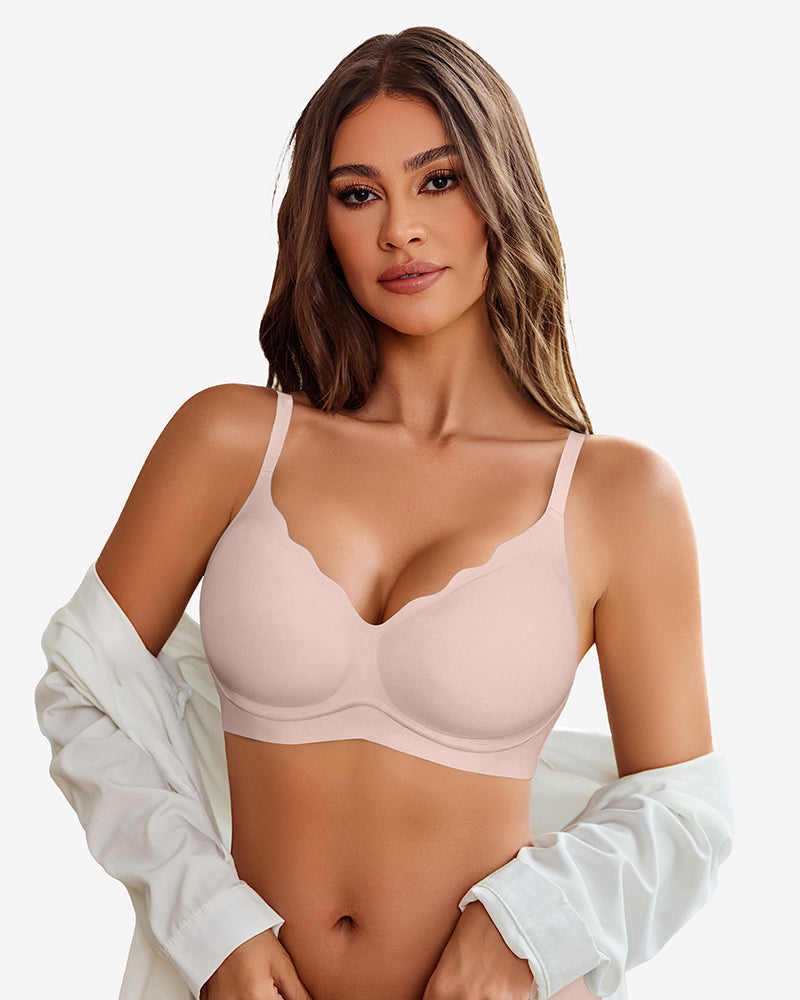Seamless Push Up Wireless Full Bra