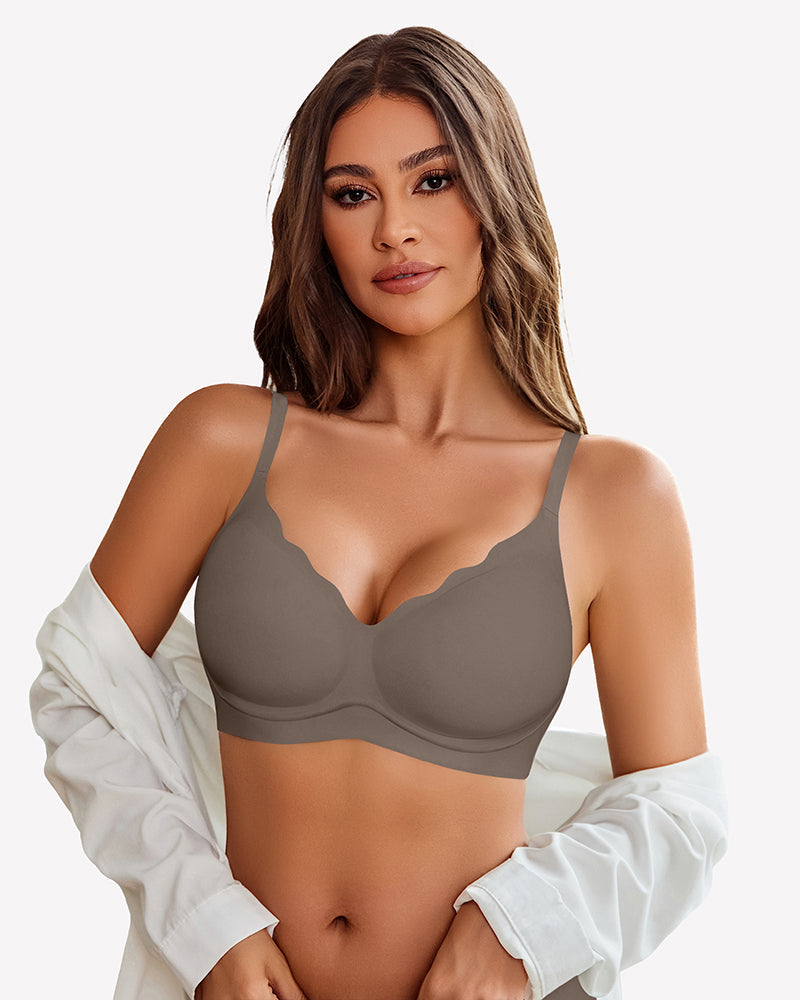 Seamless Push Up Wireless Full Bra
