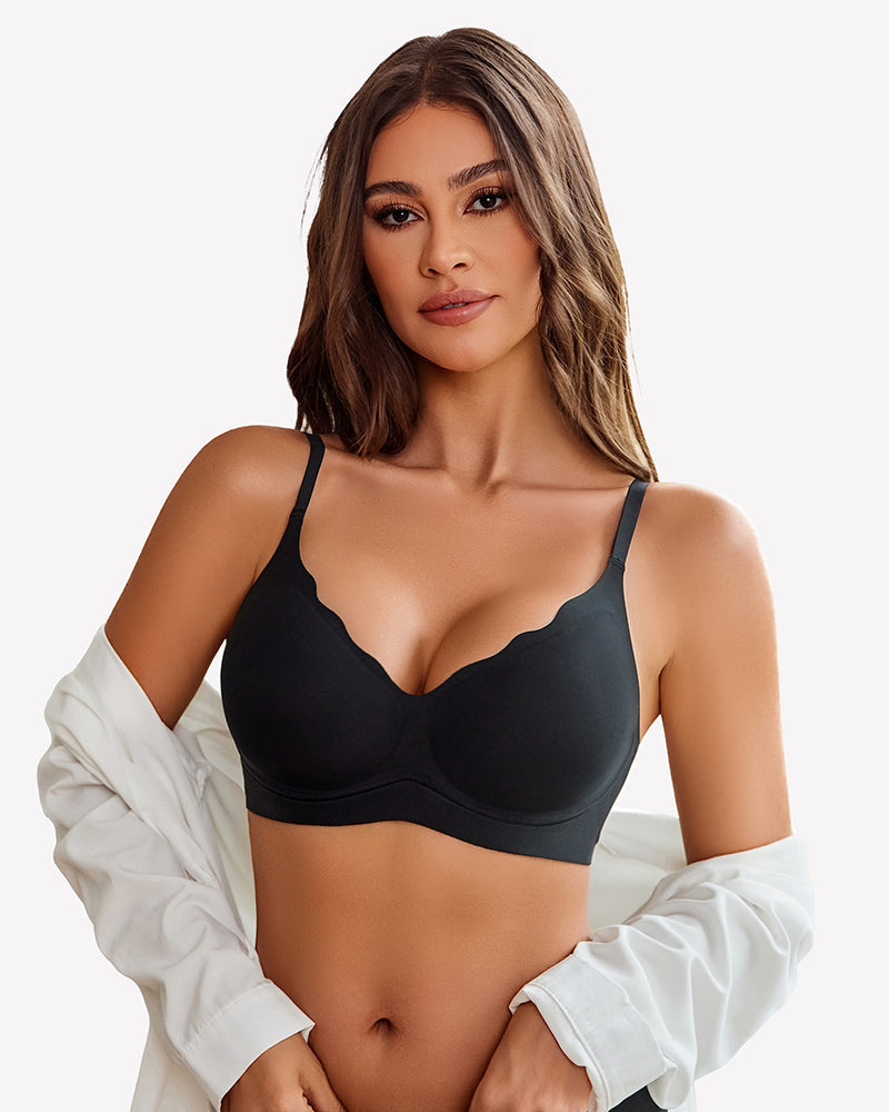 Seamless Push Up Wireless Full Bra