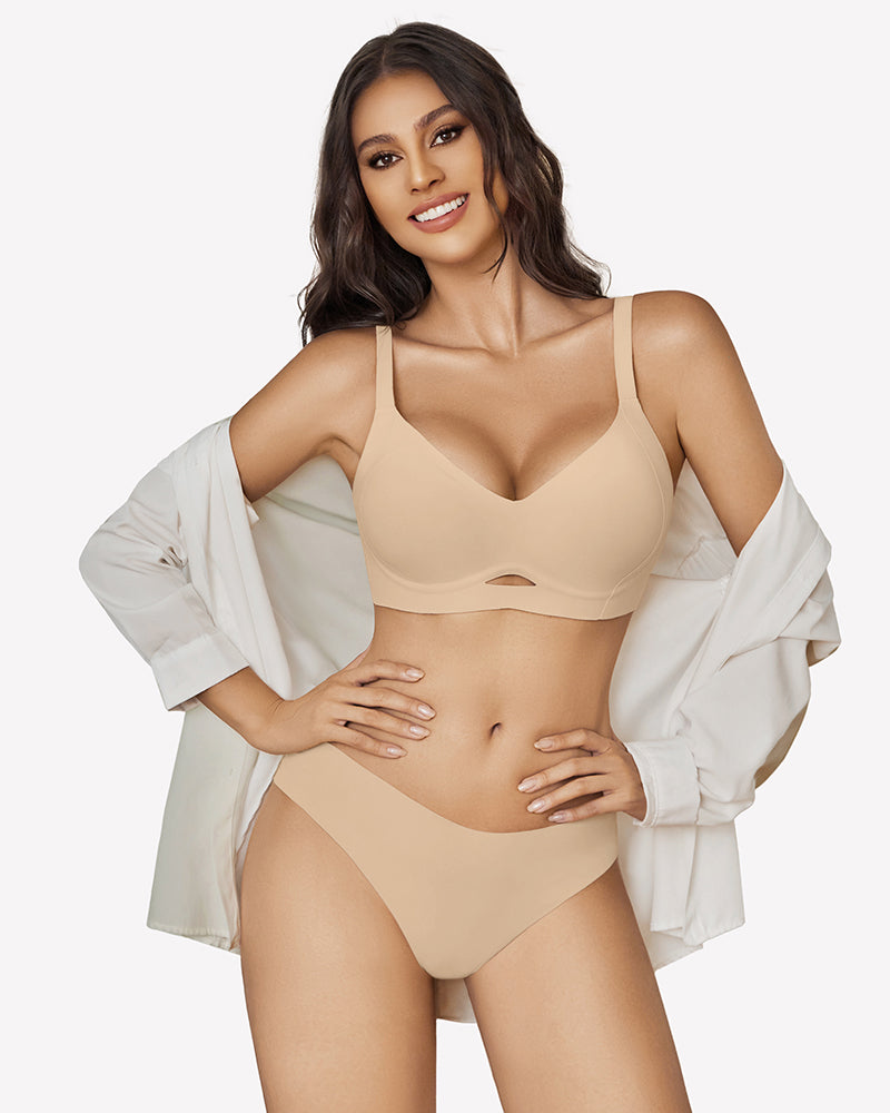 Wireless Push Up Bralette Supportive Bra