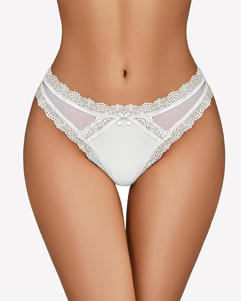 Low Rise Thong with Criss Cross Back