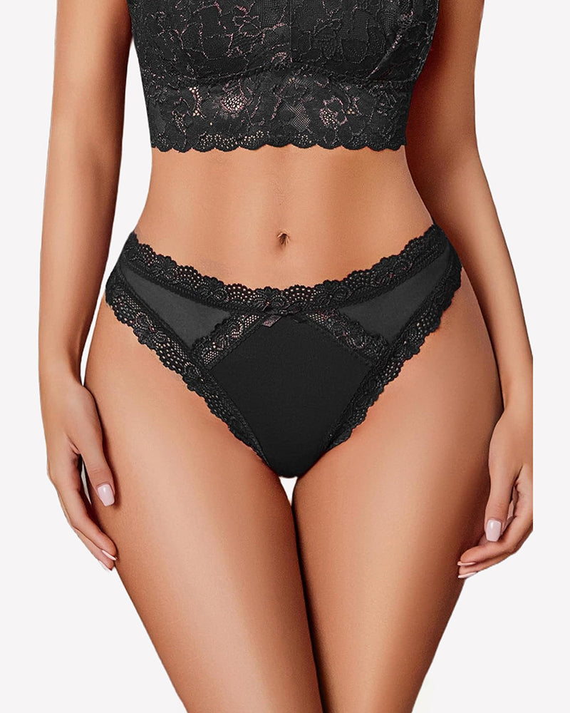 Low Rise Thong with Criss Cross Back