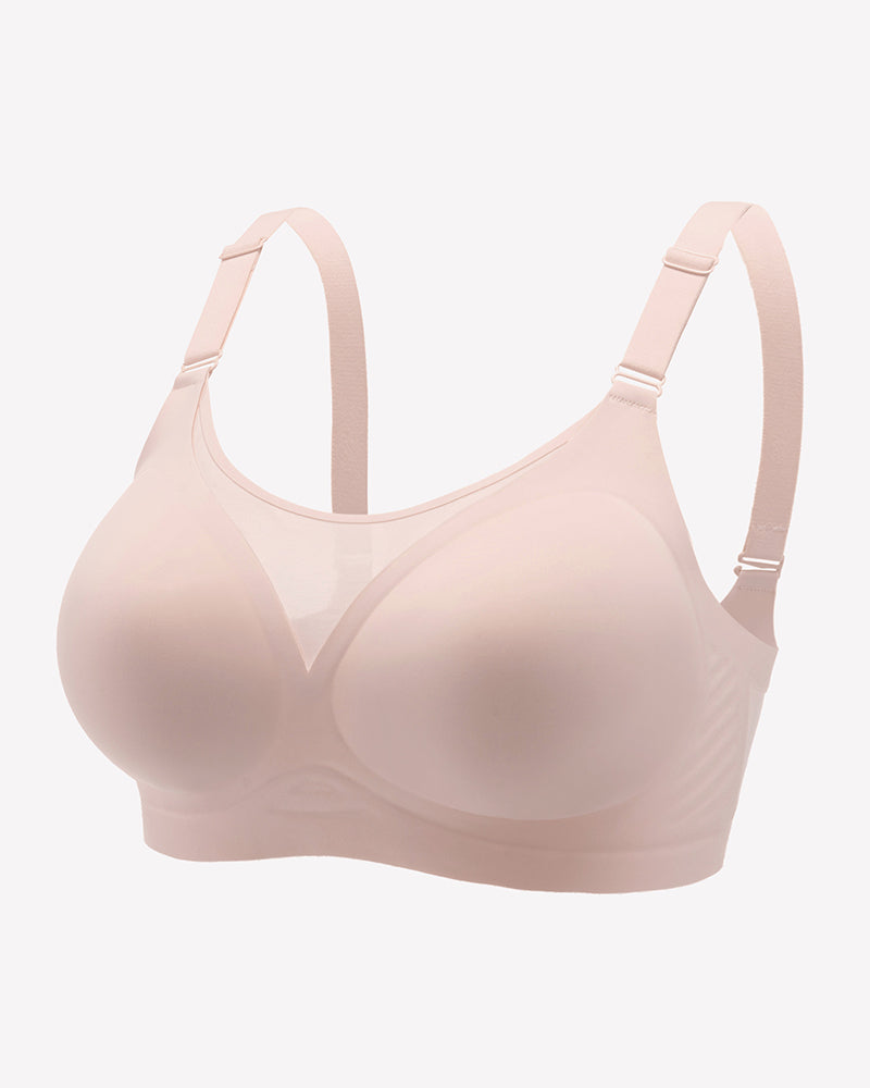 Seamless Push Up Full Coverage Bra Mesh Comfy Bralette