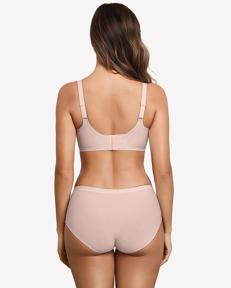 V Neck Wireless Bra Lifting Sexy Mesh Bra