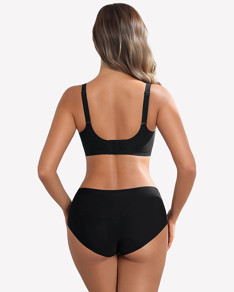 Wireless Bras Seamless Bra Full Coverage Lace Tshirt