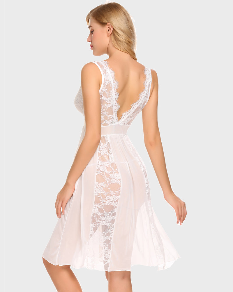 Lace Chemise Lingerie Nighty