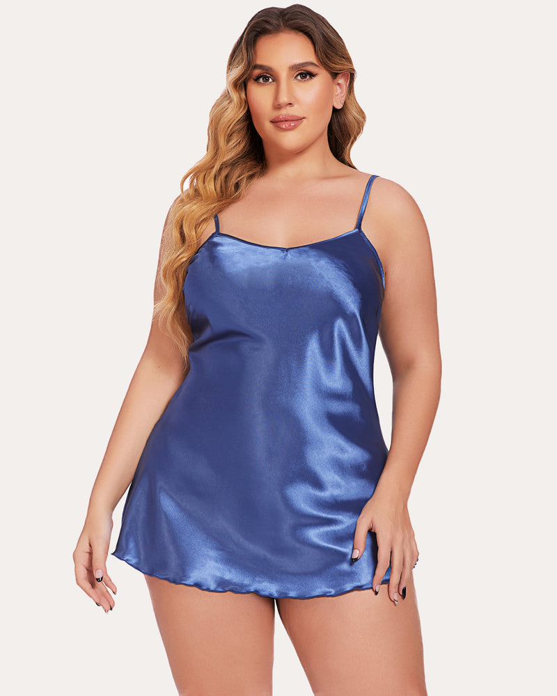 Satin Dress Mini Slip Nightwear