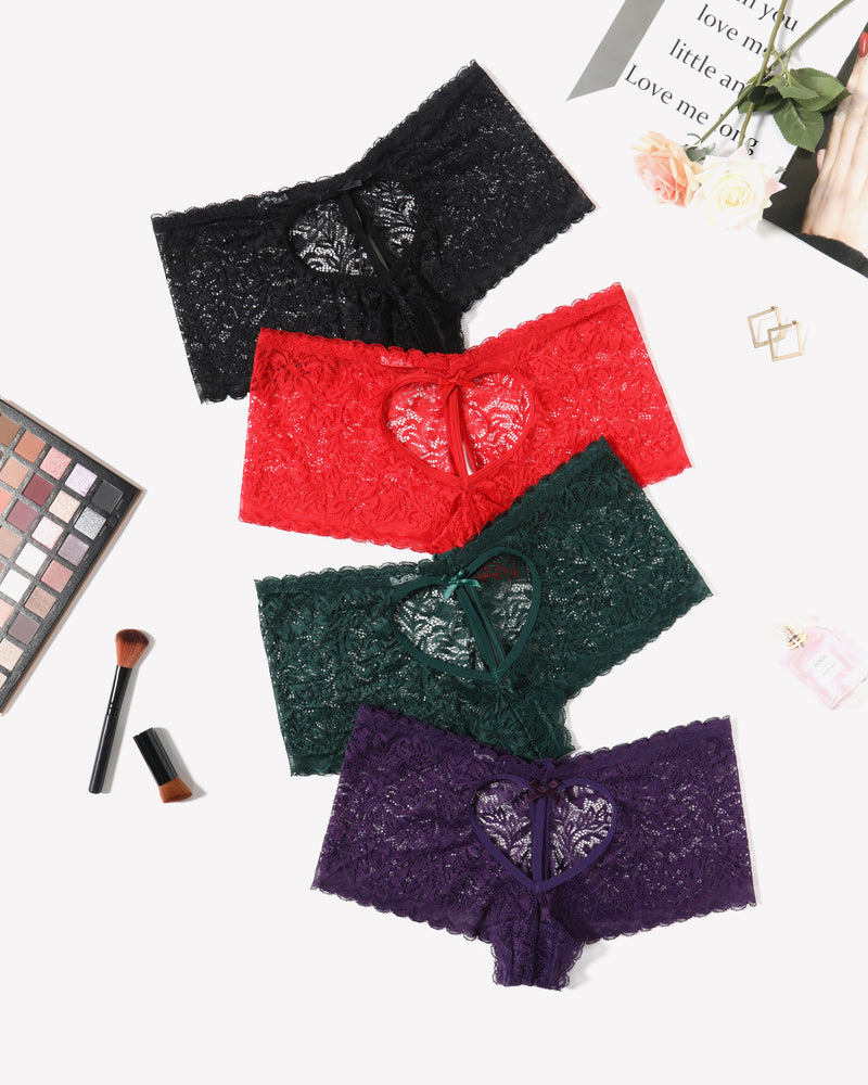 Lace BoyShorts High Waist Panties