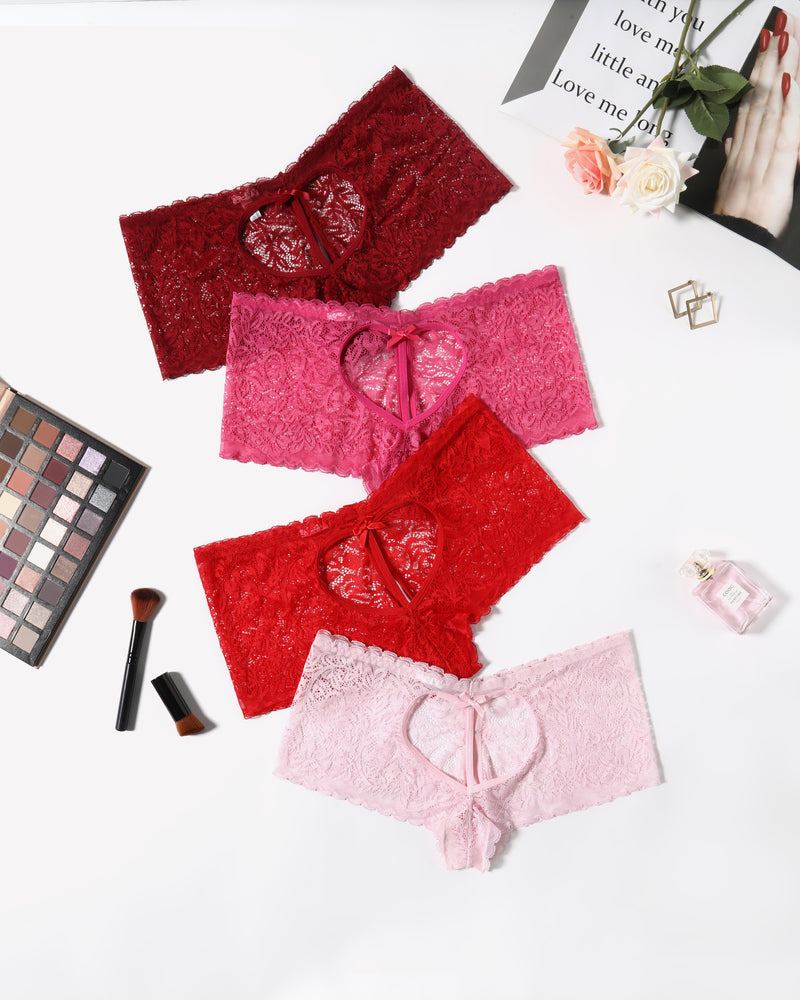 Lace BoyShorts High Waist Panties