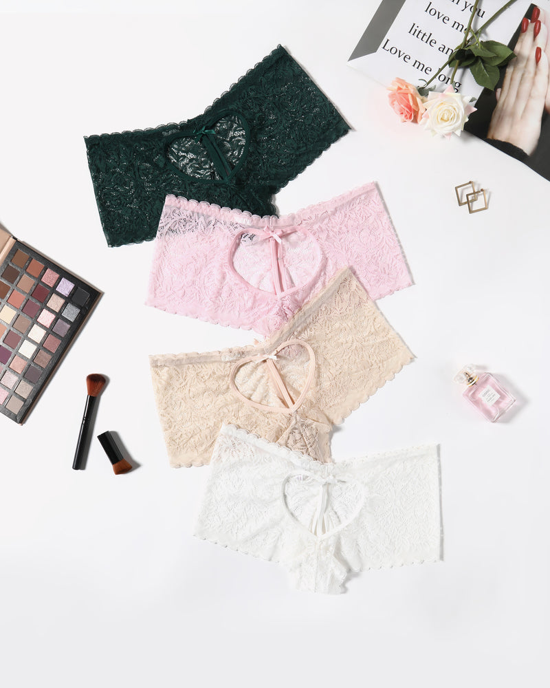 Lace BoyShorts High Waist Panties