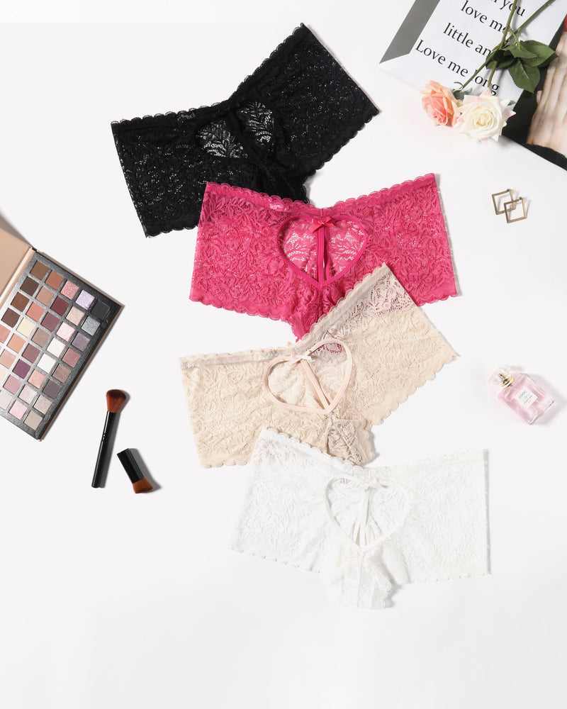 Lace BoyShorts High Waist Panties