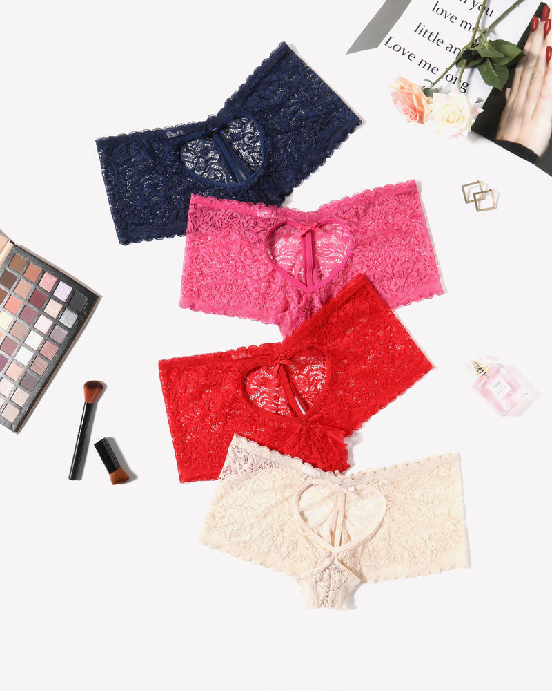 Lace BoyShorts High Waist Panties