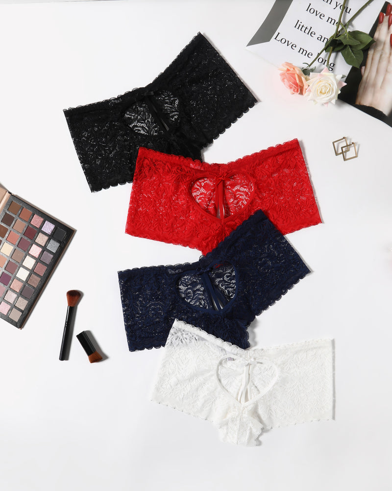 Lace BoyShorts High Waist Panties