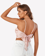 Silk Satin Camisole Y2k Tank Top
