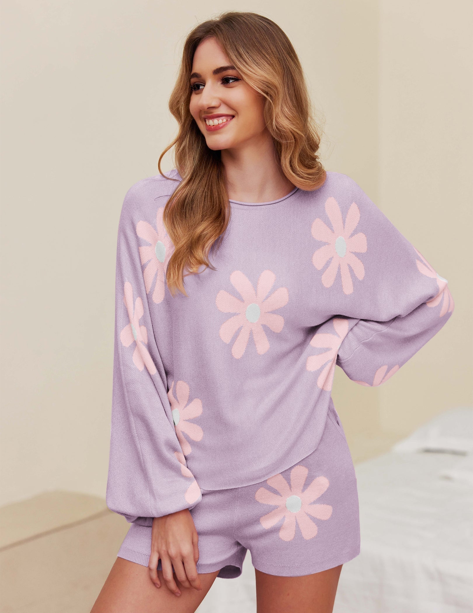 Pajamas Set Soft Knit Lounge Sets (US Only)