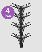 Rose Embroidery Thong Mesh Panties