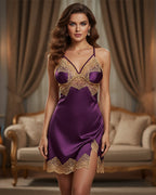 100% Mulberry Silk Backless Mini Dress