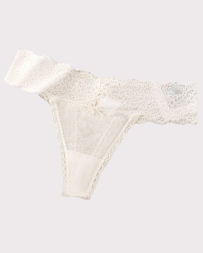 Lace Backless Panties Low Rise Briefs