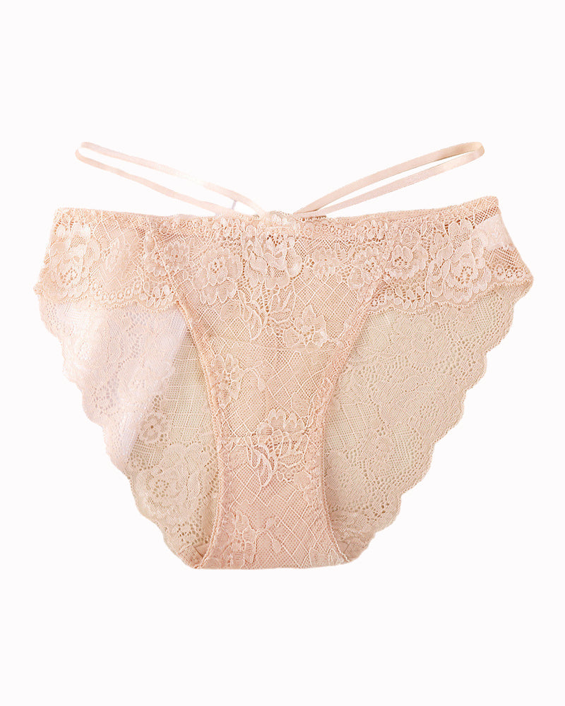Lace Hipster V-Shape Panties